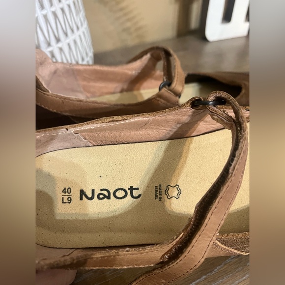 Naot Kirei Mary Jane Brown Leather Shows size 9 - Picture 15 of 16